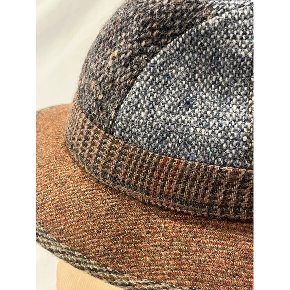 Jonathan Richard Ireland Patchwork Wool Fedora Hat Size 7 1/4 (M/58cm) - Picture 2 of 11